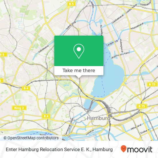 Enter Hamburg Relocation Service E. K. map