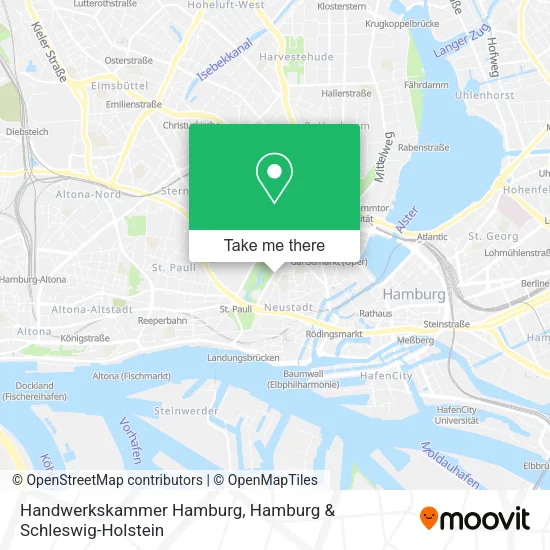 Карта Handwerkskammer Hamburg