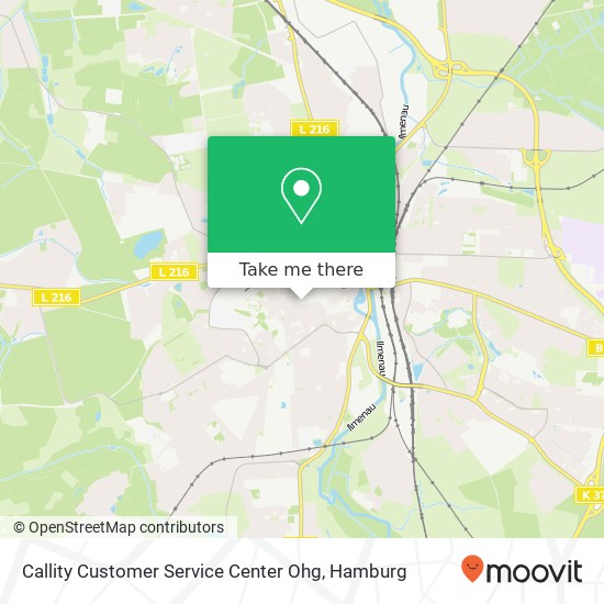 Callity Customer Service Center Ohg map