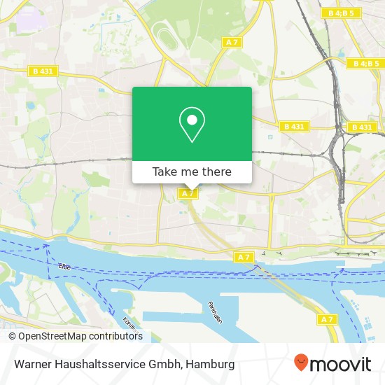 Warner Haushaltsservice Gmbh map