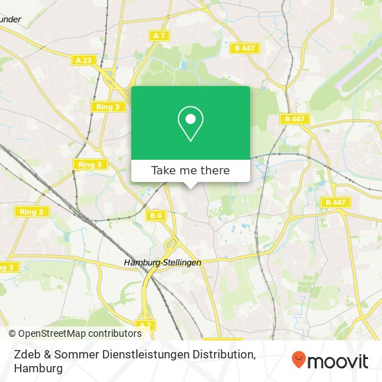 Карта Zdeb & Sommer Dienstleistungen Distribution