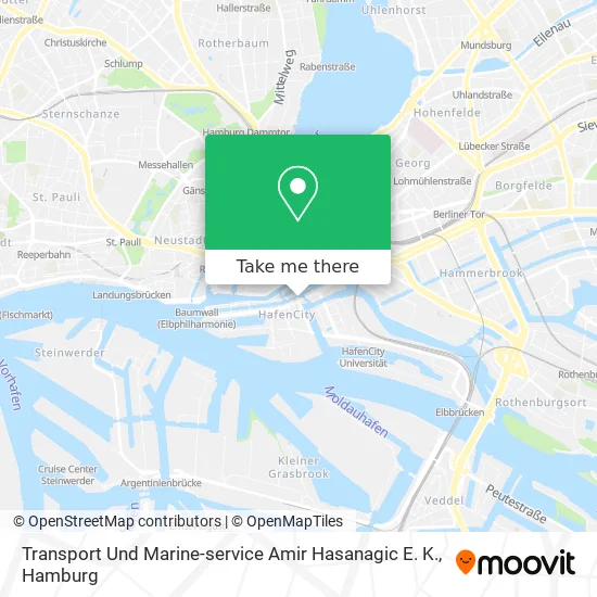Карта Transport Und Marine-service Amir Hasanagic E. K.