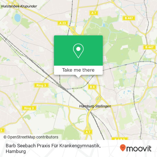 Barb Seebach Praxis Für Krankengymnastik map