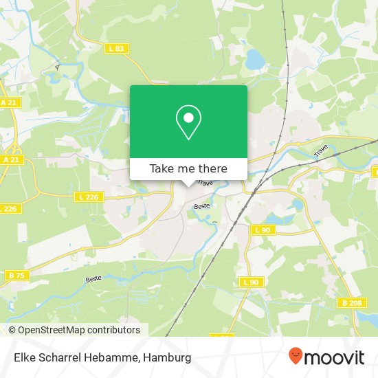 Elke Scharrel Hebamme map