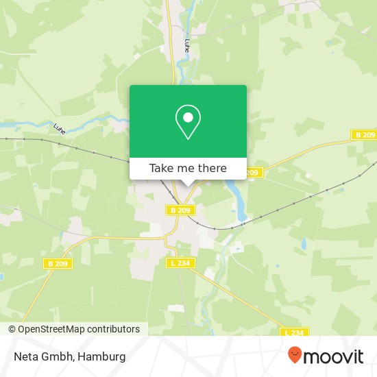 Neta Gmbh map