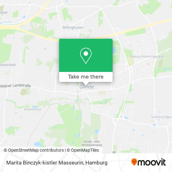Marita Binczyk-kistler Masseurin map