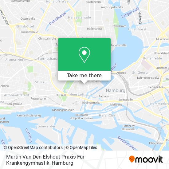 Martin Van Den Elshout Praxis Für Krankengymnastik map