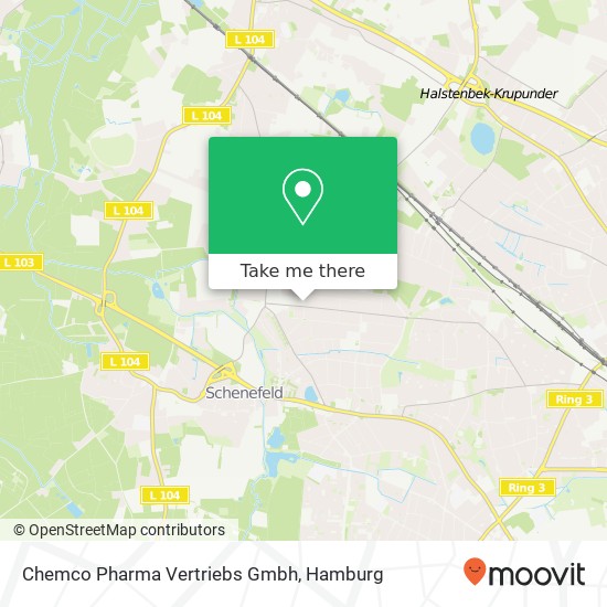 Chemco Pharma Vertriebs Gmbh map