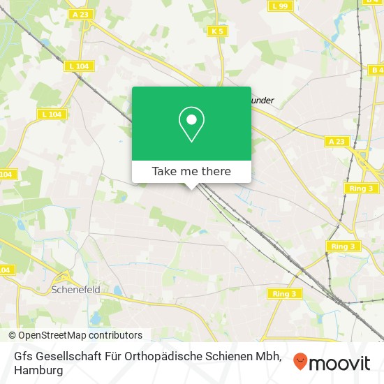 Gfs Gesellschaft Für Orthopädische Schienen Mbh map