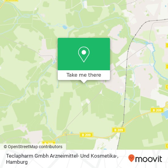 Teclapharm Gmbh Arzneimittel- Und Kosmetika- map