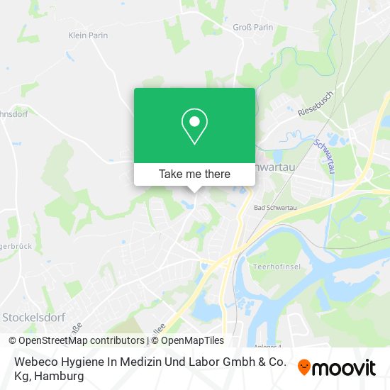 Webeco Hygiene In Medizin Und Labor Gmbh & Co. Kg map