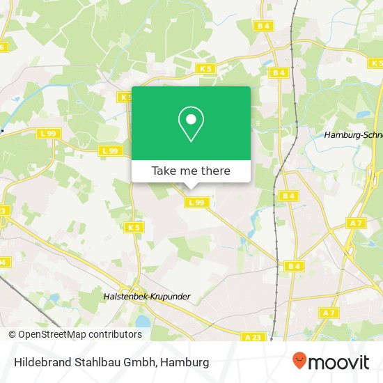 Hildebrand Stahlbau Gmbh map