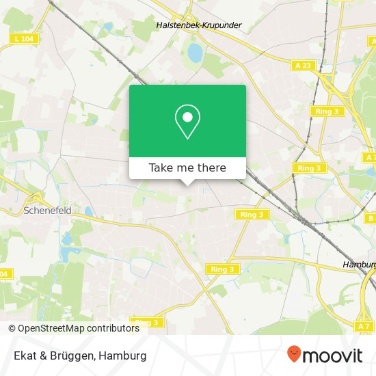 Ekat & Brüggen map