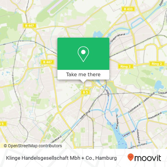 Карта Klinge Handelsgesellschaft Mbh + Co.