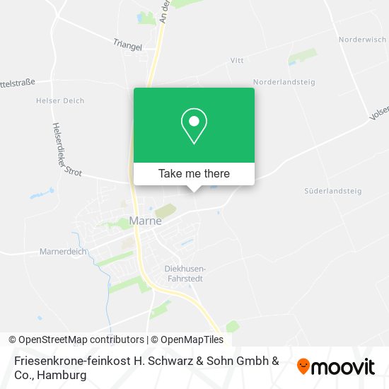 Friesenkrone-feinkost H. Schwarz & Sohn Gmbh & Co. map