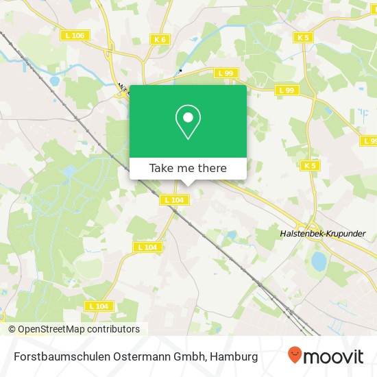 Forstbaumschulen Ostermann Gmbh map