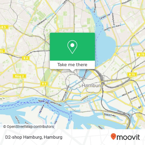 D2-shop Hamburg map