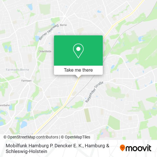 Mobilfunk Hamburg P. Dencker E. K. map
