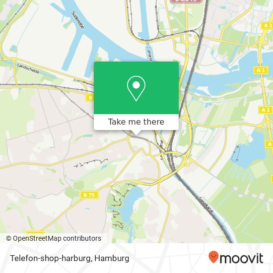 Telefon-shop-harburg map