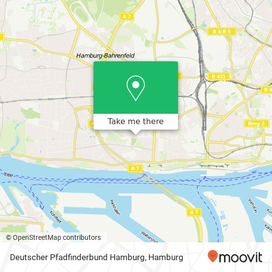 Deutscher Pfadfinderbund Hamburg map