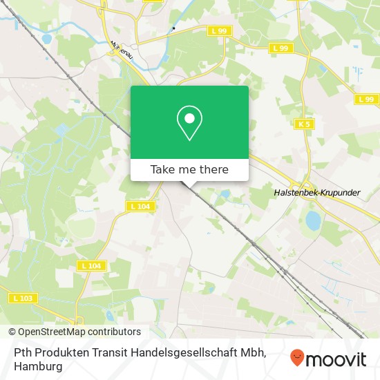 Pth Produkten Transit Handelsgesellschaft Mbh map