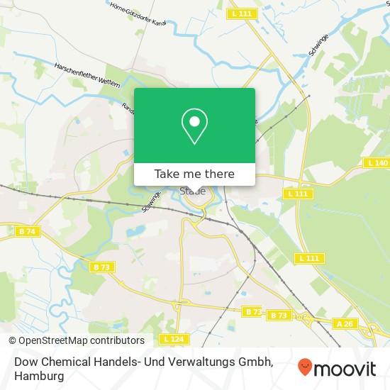 Dow Chemical Handels- Und Verwaltungs Gmbh map