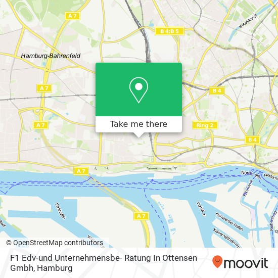 Карта F1 Edv-und Unternehmensbe- Ratung In Ottensen Gmbh