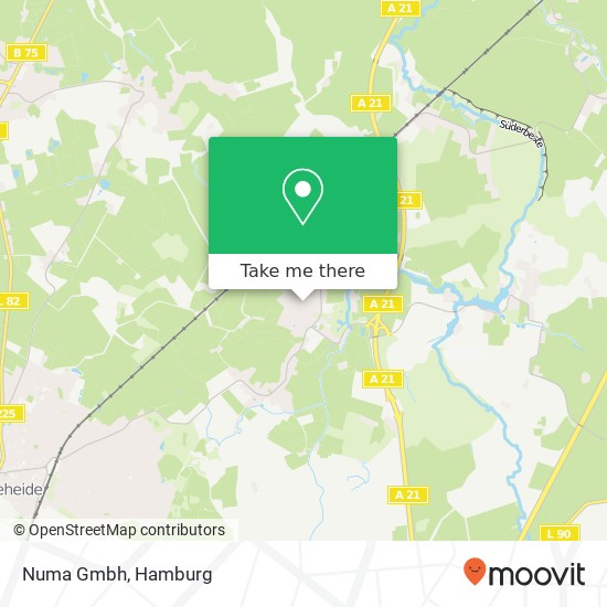 Numa Gmbh map