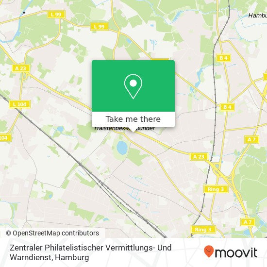 Zentraler Philatelistischer Vermittlungs- Und Warndienst map