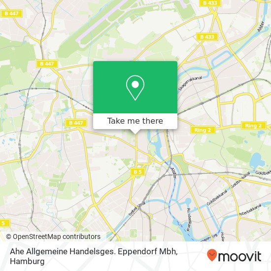 Ahe Allgemeine Handelsges. Eppendorf Mbh map