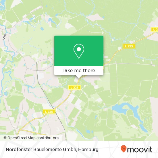 Nordfenster Bauelemente Gmbh map