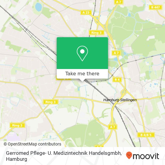 Gerromed Pflege- U. Medizintechnik Handelsgmbh map