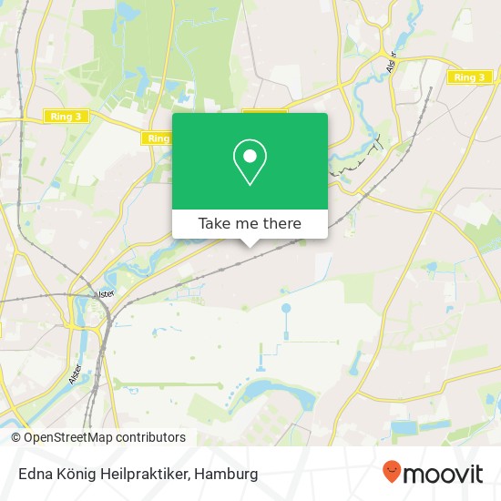 Edna König Heilpraktiker map