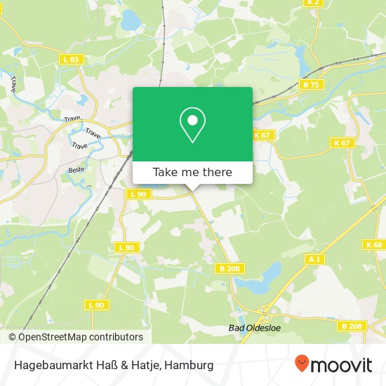 Hagebaumarkt Haß & Hatje map
