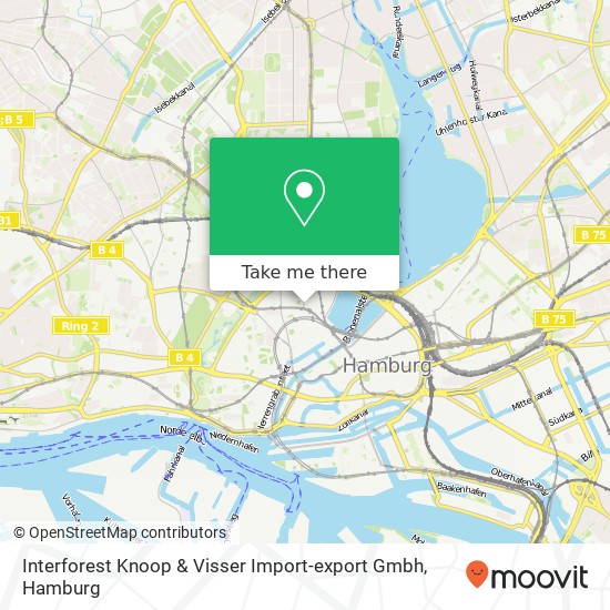 Interforest Knoop & Visser Import-export Gmbh map