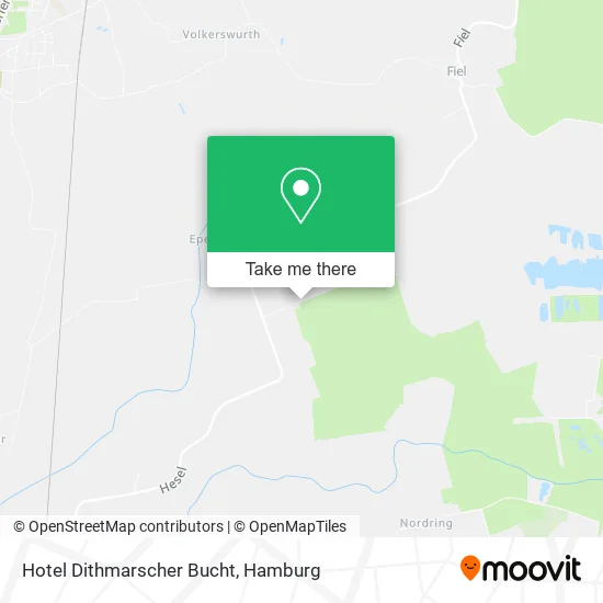 Карта Hotel Dithmarscher Bucht