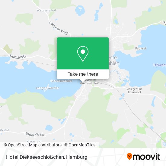 Hotel Diekseeschlößchen map