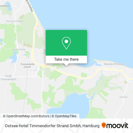 Ostsee-hotel Timmendorfer Strand Gmbh map