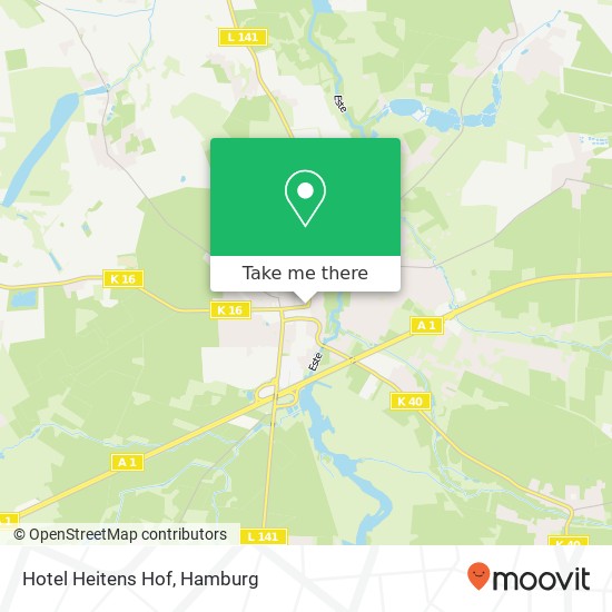 Hotel Heitens Hof map