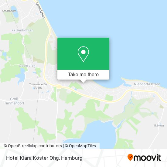 Hotel Klara Köster Ohg map