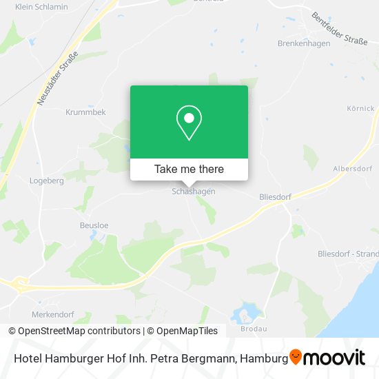 Hotel Hamburger Hof Inh. Petra Bergmann map