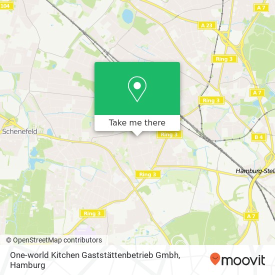 Карта One-world Kitchen Gaststättenbetrieb Gmbh