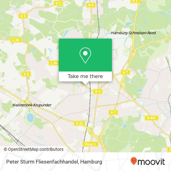 Карта Peter Sturm Fliesenfachhandel
