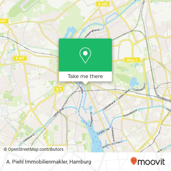 A. Piehl Immobilienmakler map