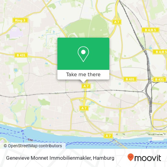 Карта Genevieve Monnet Immobilienmakler
