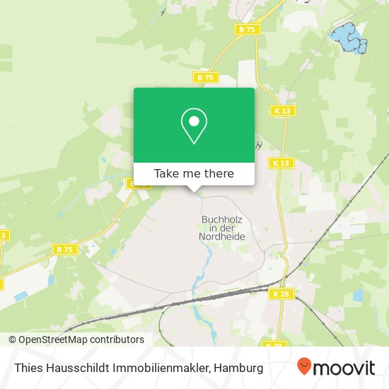 Thies Hausschildt Immobilienmakler map