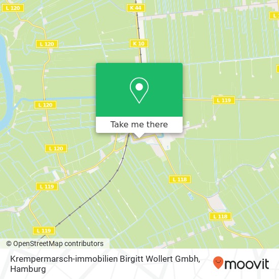 Krempermarsch-immobilien Birgitt Wollert Gmbh map