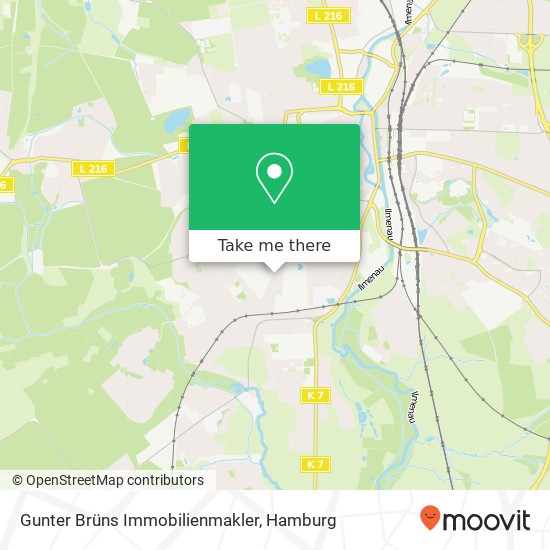 Gunter Brüns Immobilienmakler map