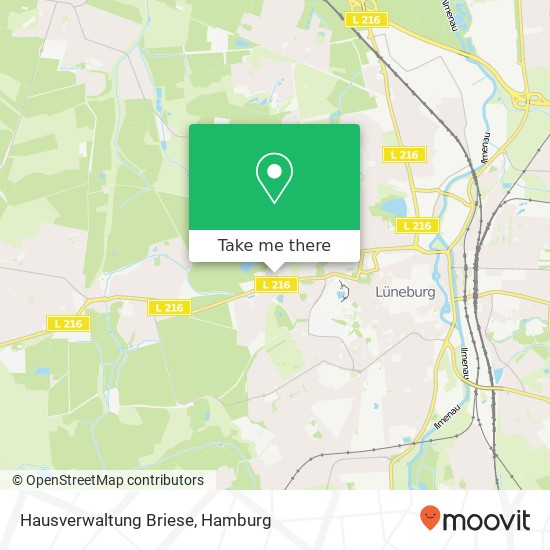 Карта Hausverwaltung Briese