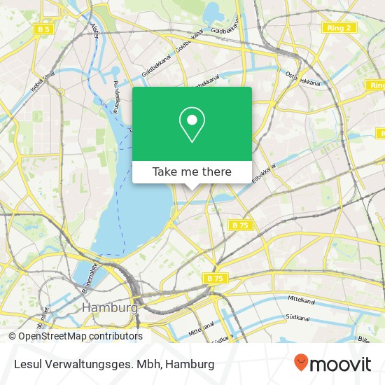 Lesul Verwaltungsges. Mbh map